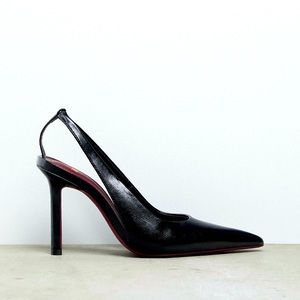 ZARA Black Slingback Heel